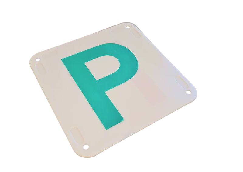 Plastic P Plates One Pair