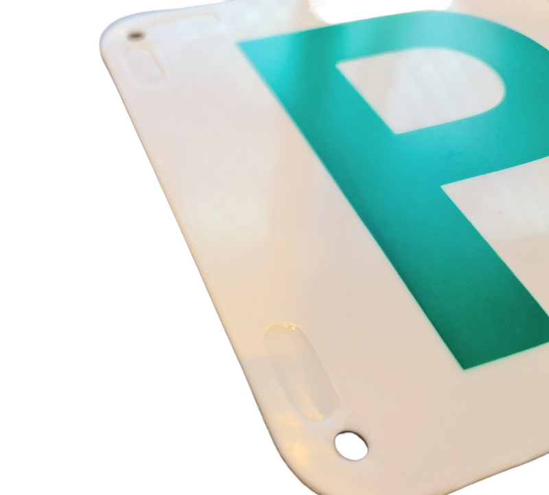 Plastic P Plates One Pair