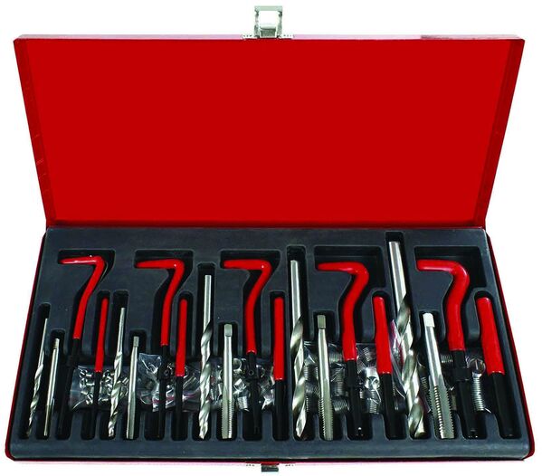 Thread Repair Kit - 131Pc Coil Insert With Drills, Taps & Coils M5, M6, M8, M10 & M12