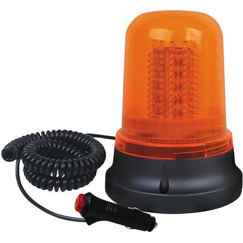 Revolving/Strobe Light - 120Led Amber With Magnetic Base