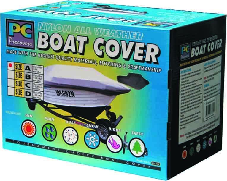 Boat Cover - Large Nylon 16 -181/2Ft X  94  / 2.35M