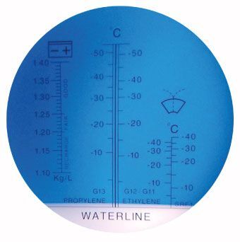 Refractometer - Hand Held Test Battery, Radiator & Cleaning Fluids Fluids