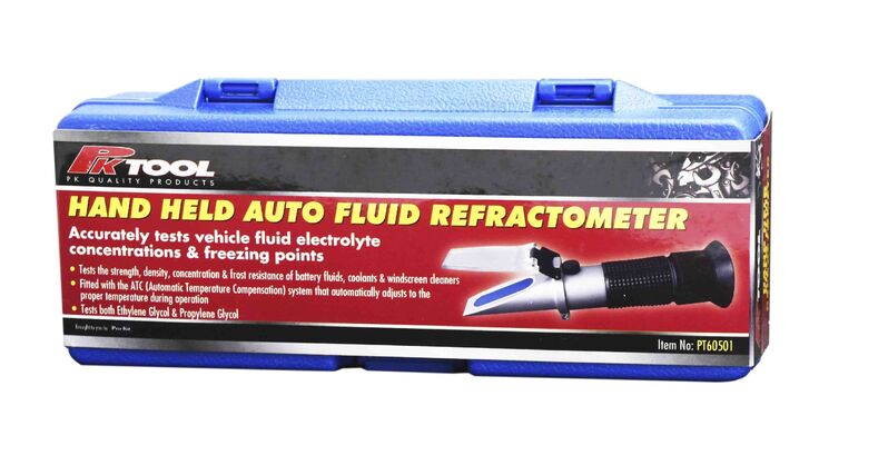 Refractometer - Hand Held Test Battery, Radiator & Cleaning Fluids Fluids