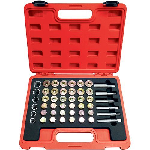 Sump Plug Thread Repair Kit - 114Pc M13 X 1.25P, M13 X 1.5P, M15 X 1.5P, M17 X 1.5P, M20 X 1.5P & M22 X 1.5P