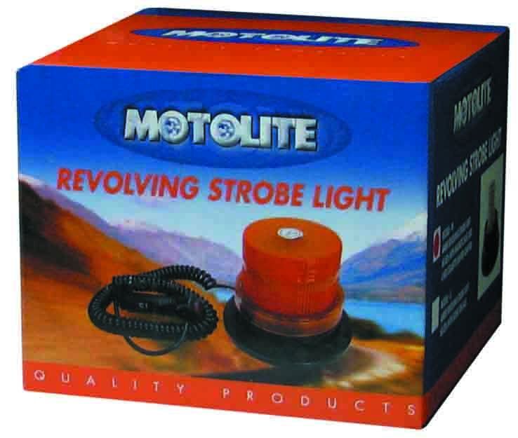 Revolving/Strobe Light - 60Led Amber With Magnetic Base