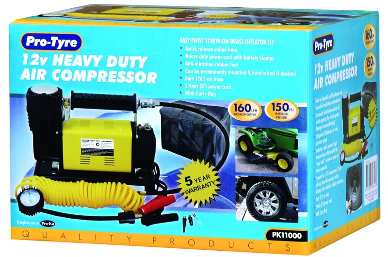 Air Compressor - 12V 150Psi Heavy Duty 160Lpm