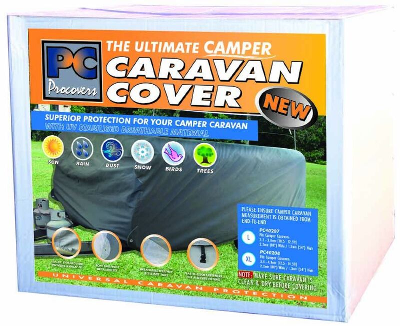 Caravan Cover - Camper Xlarge Fits Overall Length - 12.5  - 14.5 , 88 Wide