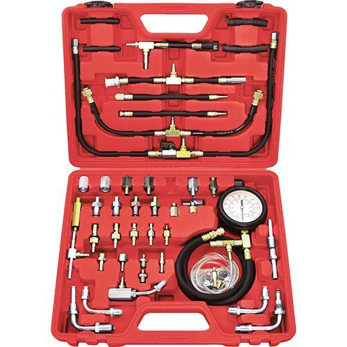 Efi Fuel Pressure Tester Kit - 46Pc Master Single Gauge 140Psi