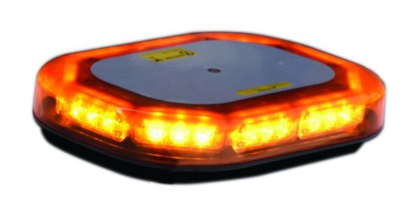 Revolving/Strobe Light - 12/24V 3W 30Led Amber With Magnetic Base