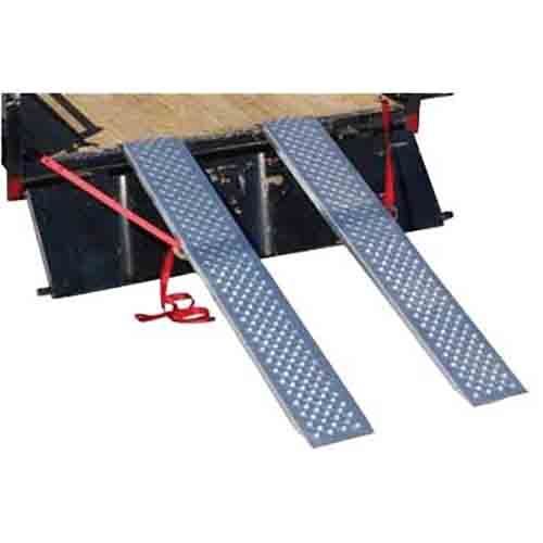 Ramp - 2Pc Flat Tread Loading Alluminium 150Cm X 21.5Cm 400Kg