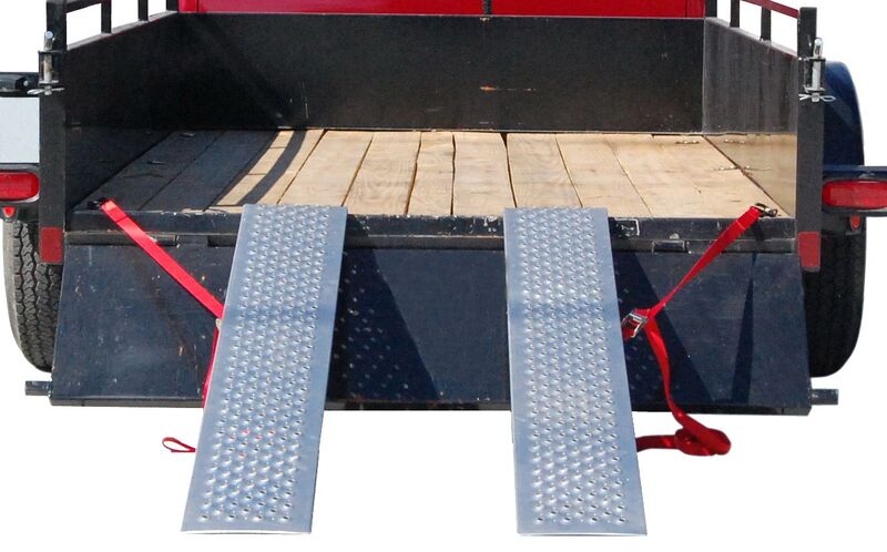 Ramp - 2Pc Flat Tread Loading Alluminium 150Cm X 21.5Cm 400Kg