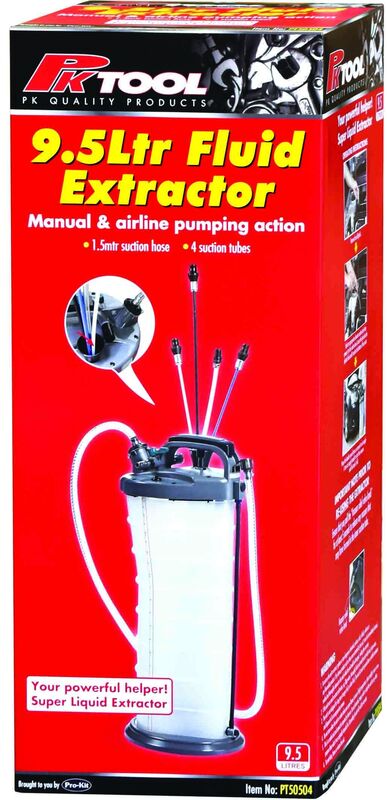 Oil & Fluid Extractor - 9.5Ltr Airline & Pump Action