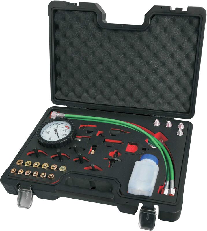 Fuel Pressure Tester Kit - 29Pc High Pressure 2000Bar Common Rail