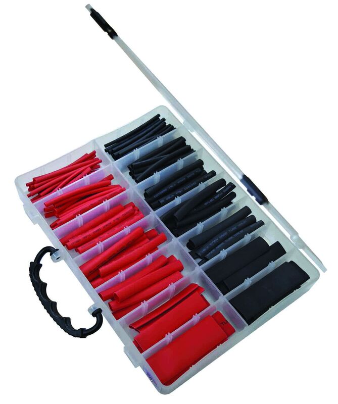 Heat Shrink Tube Assortment - 144Pc With Adhesive