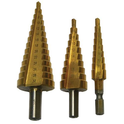 Step Drill Set - 3Pc