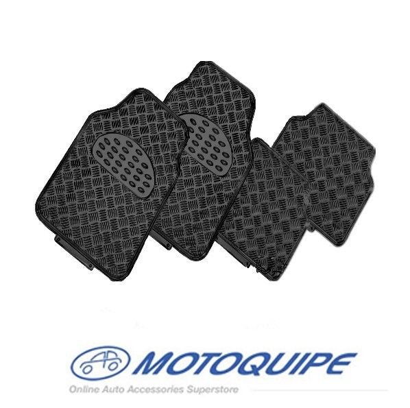 Checkerplate Metallic Car Floor Mats Black Carbon Blue Red Pink Chrome Silver Purple Checker