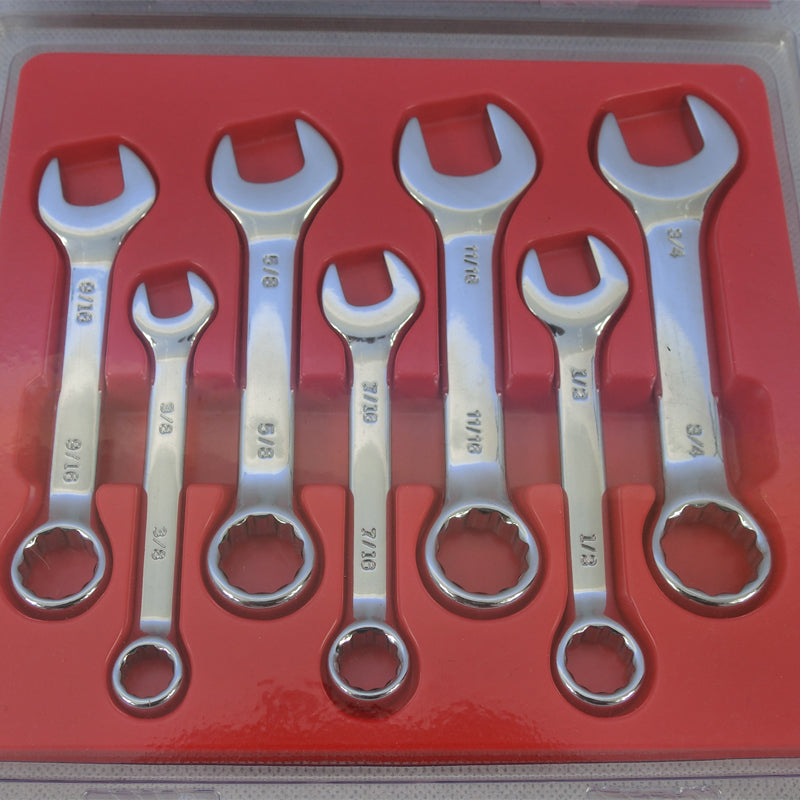 RyTool 7 Piece AF Stubby Spanner Set Teng Tools RT7296