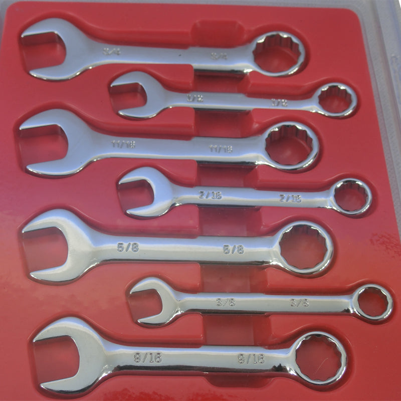 RyTool 7 Piece AF Stubby Spanner Set Teng Tools RT7296