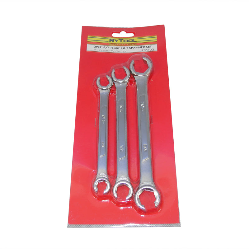 RyTool - 3 Piece AF Flare Nut Spanner Set RT7303