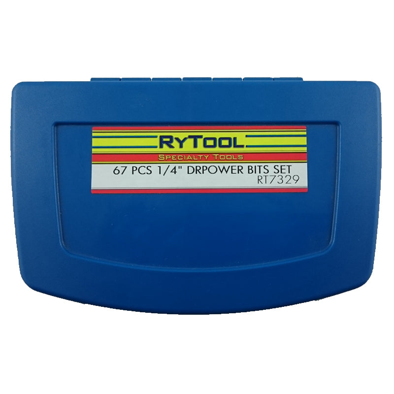 RyTool - 67 Piece 1/4 inch Drive Power Bits Set RT7329