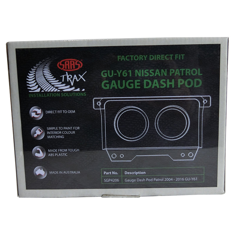 Gauge Dash Pod Suits Nissan Patrol GU Y61 2004-2016 SGP4206