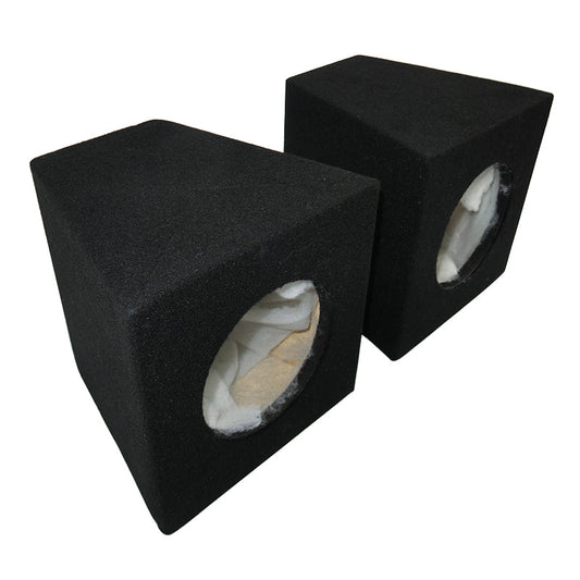 6 Inch Speaker Box One Pair Sealed Black Carpet SB60A