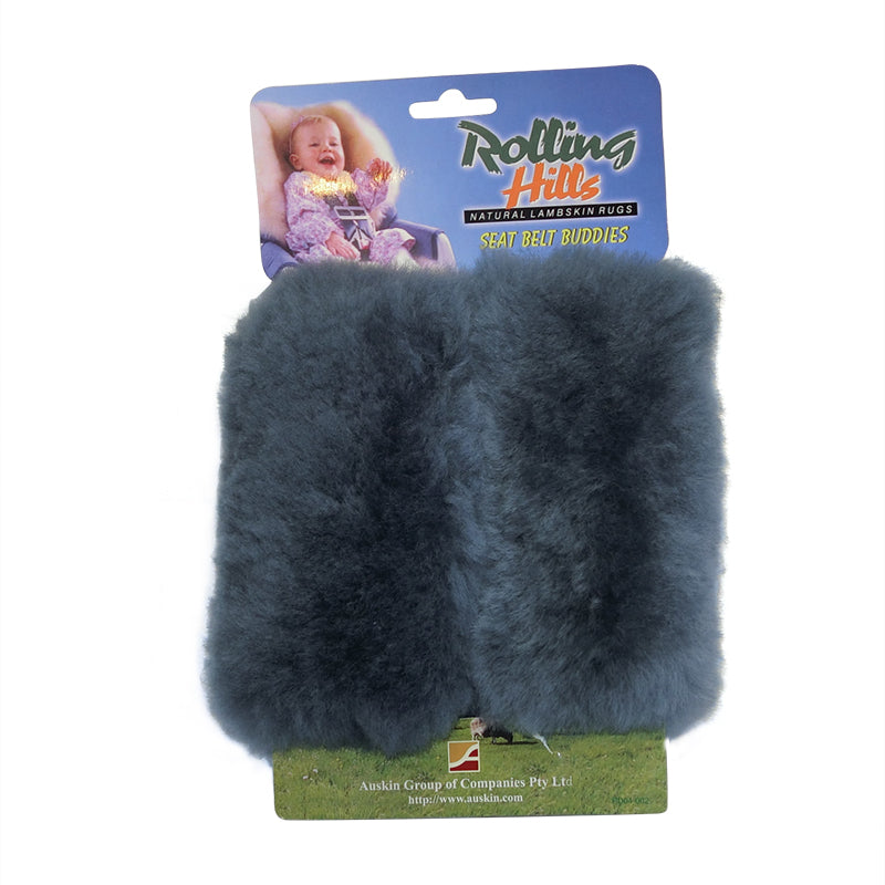 Sheepskin Seat Belt Pad Cover Baby Size Single