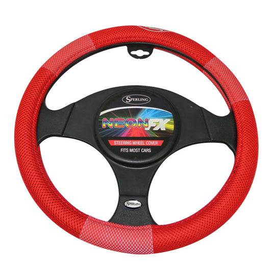 Neon FX Steering Wheel Cover Red