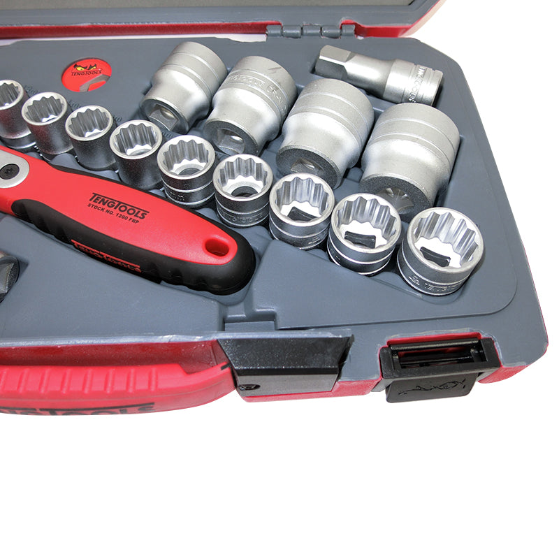 Teng Tools - 21 Piece 1/2 inch Drive Socket Set T1221