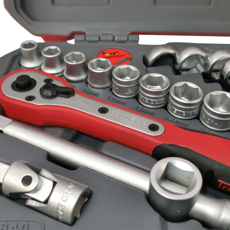 Teng Tools 39 piece Socket Spanner Set 3/8 inch Drive Ratchet Kit T3840