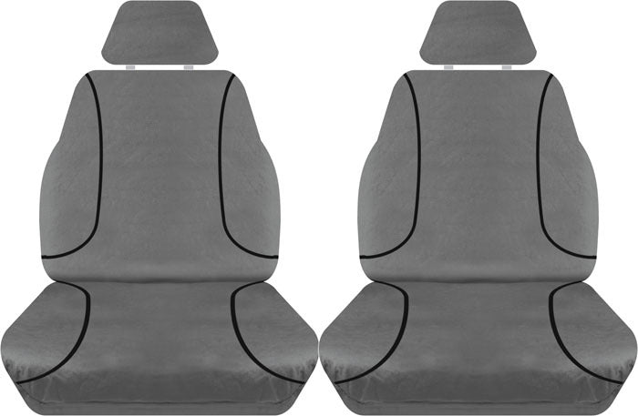 Tradies Full Canvas Seat Covers Suits Mazda BT-50 XT Series Single Cab 2012-7/2020 1 Row PCZ214CVCHA