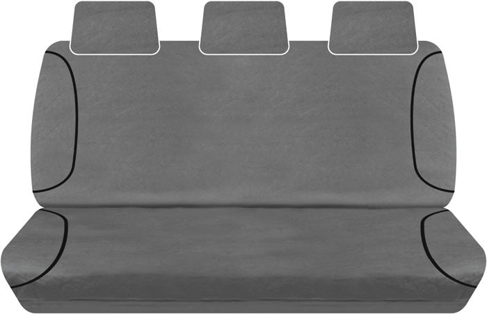 Tradies Full Canvas Seat Covers Suits Mazda BT-50 XT Series Dual Cab XTR 2012-7/2015 2 Rows PCZ212CVCHA