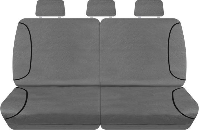 Tradies Full Canvas Seat Covers suits Toyota Landcruiser 4X4 Wagon 200 Series GXL 2010-7/2021 3 Rows PCT380CVCHA