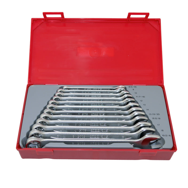 Teng Tools - 12 Piece Metric Combo 8-19mm Spanner Set TT1236