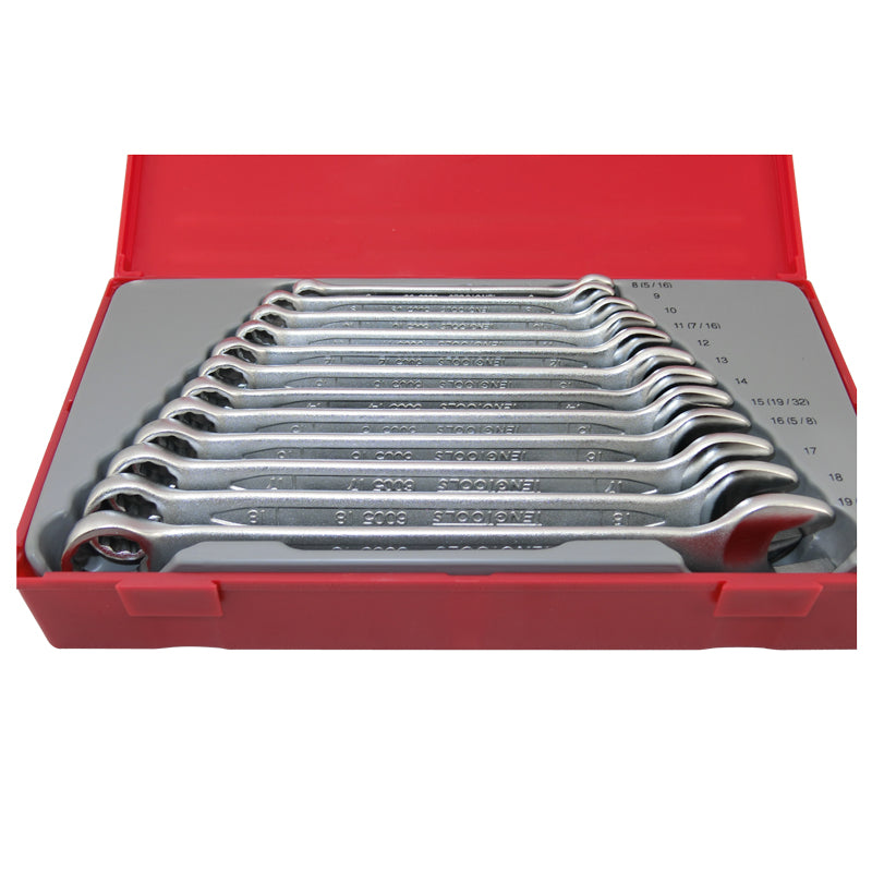 Teng Tools - 12 Piece Metric Combo 8-19mm Spanner Set TT1236