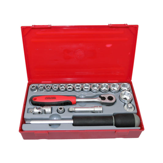 Teng Tools 19 Piece 3/8 inch Drive Metric Socket Set TT3819