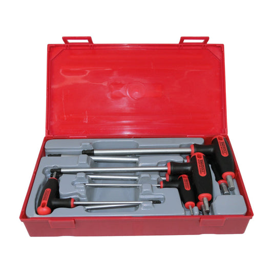 Teng Tools - 7 Piece Hex T-Handle T Handle Set 2.5-8mm TC-Tray TTHEX7