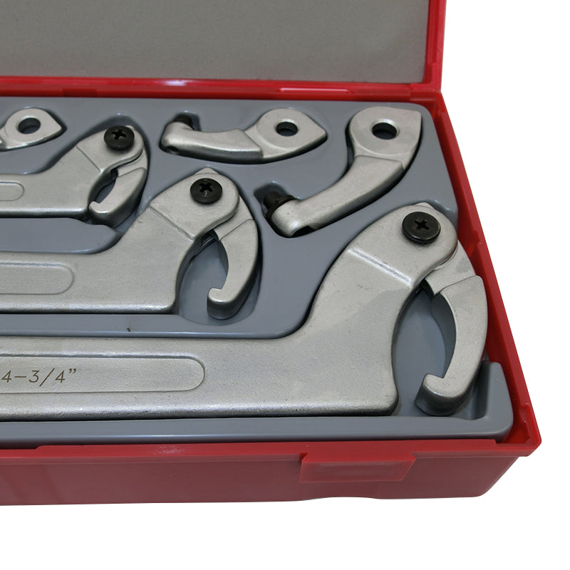 Teng Tools - 8Pc Hook & Pin Wrench Set TC-Tray TTHP08