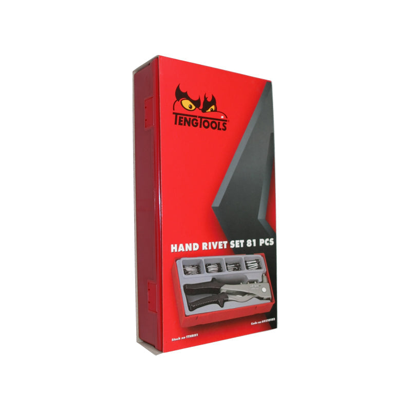 Teng Tools - 81 Piece Hand Rivet Set TTHR81