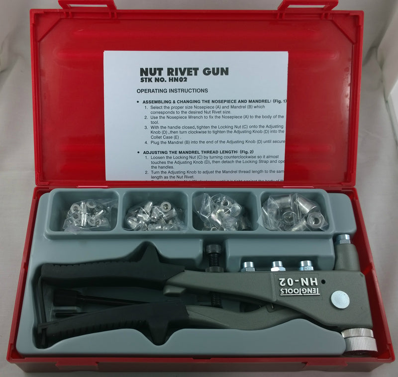 Teng Tools - 81 Piece Nut Rivet Set TC- TTNR81