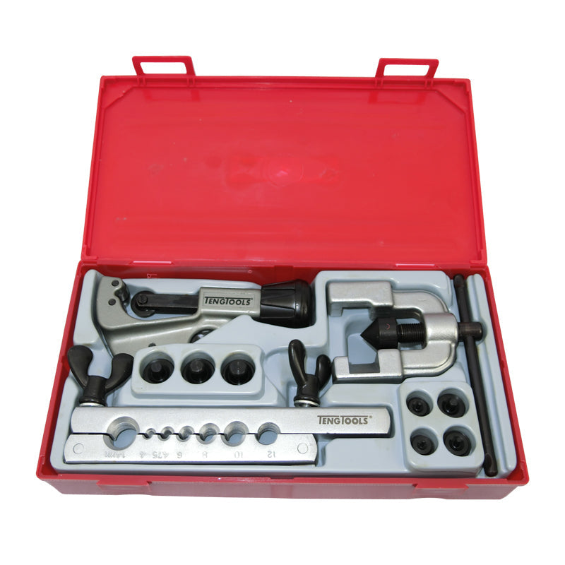 Teng Tools - 10 Piece Flaring Tool & Pipe Cutter Kit TC-Tray TTTF10