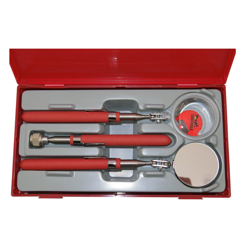 Teng Tools - 3 Piece Magnet Magnifier & Mirror Inspection Tool Set  TTTM03