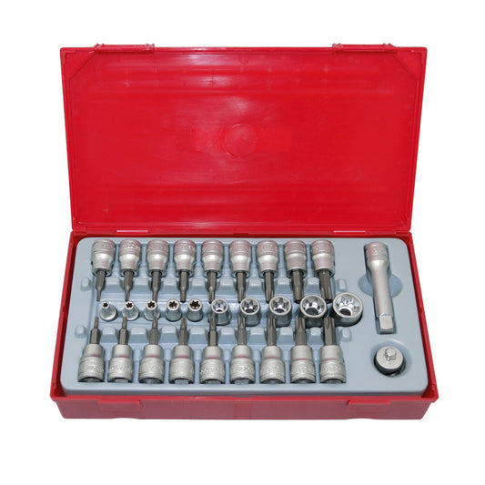 Teng Tools 30 Piece 1/4 and 3/8 inch Drive TX TPX TX-E Set TTTX30