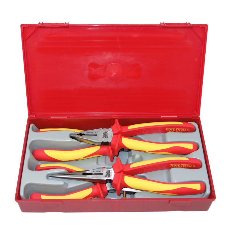 Teng Tools 4 Piece Pliers Set 1000 Volt Insulated TTV440