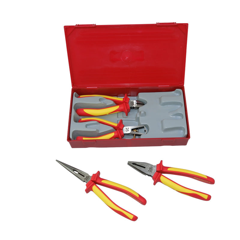 Teng Tools 4 Piece Pliers Set 1000 Volt Insulated TTV440