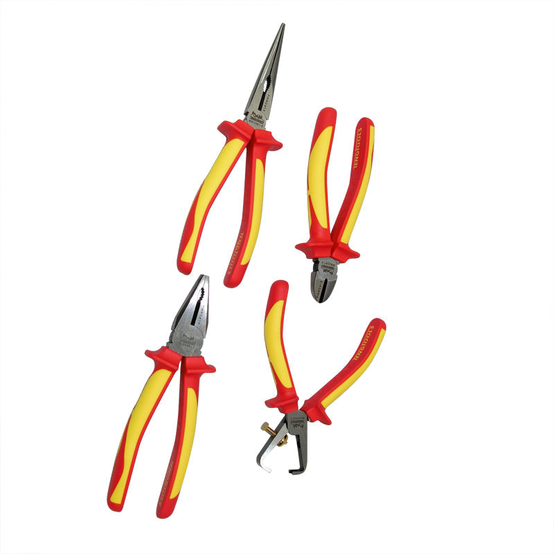 Teng Tools 4 Piece Pliers Set 1000 Volt Insulated TTV440