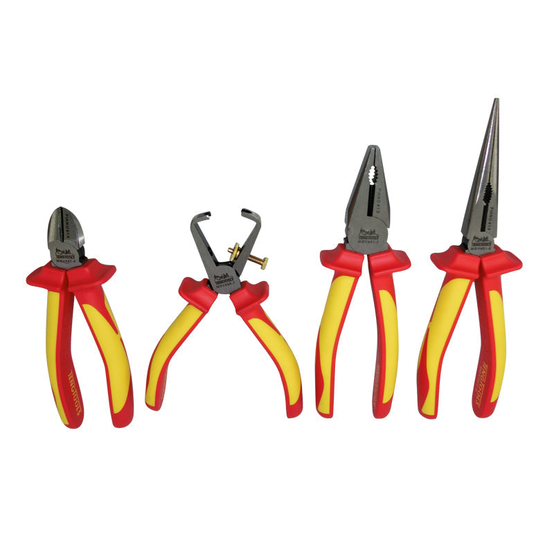 Teng Tools 4 Piece Pliers Set 1000 Volt Insulated TTV440