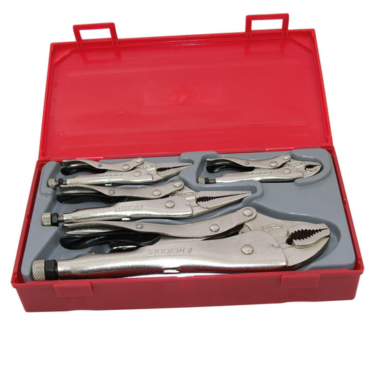 Teng Tools - 5 Piece Power Grip Self Locking Pliers Set TTVG05