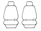 Esteem Velour Seat Covers Set Suits Holden VE Commodore Sports Wagon 7/2006-4/2013 Front and Rear