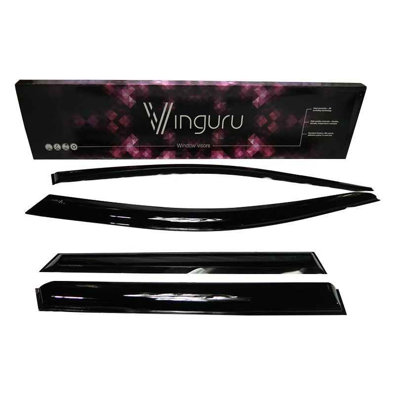 Vinguru Weathershields Suits Nissan Micra 2003-2011 Hatch 4 Piece AFV38803